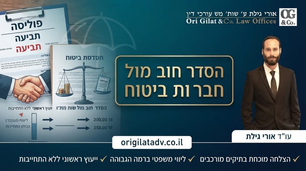 הסדר חוב מול חברות ביטוח